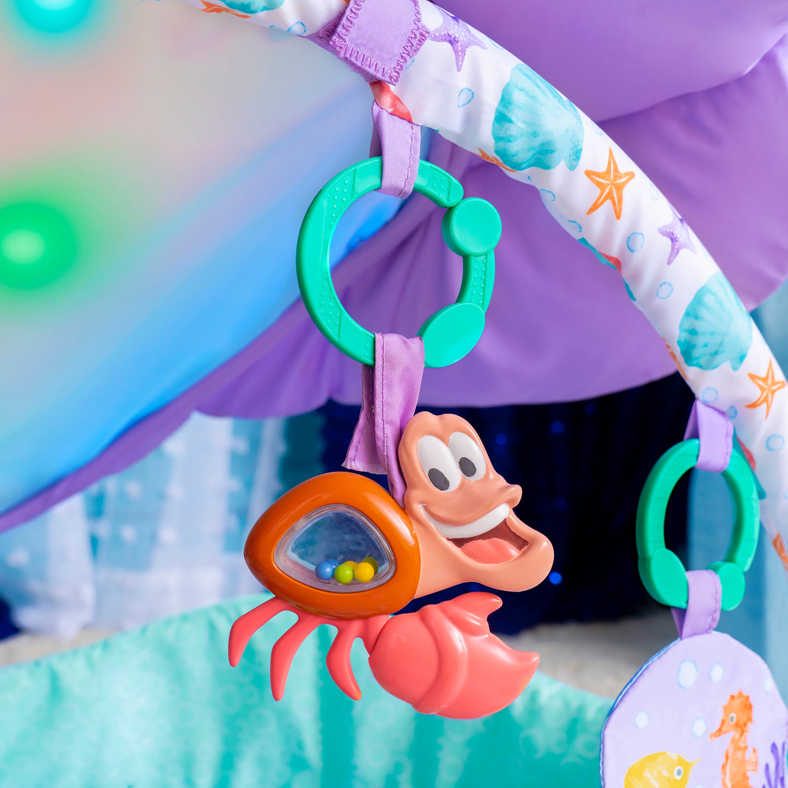 Bright Starts The Little Mermaid Twinkle Trove Light-Up Musical Baby Activity Gym