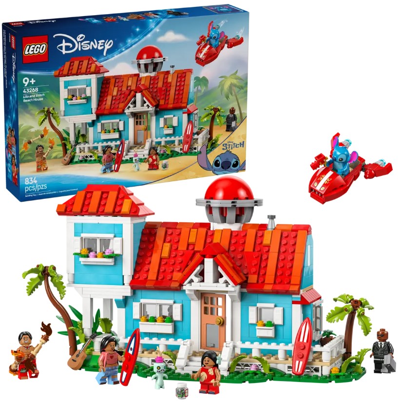 LEGO Disney Lilo and Stitch Beach House – 43268