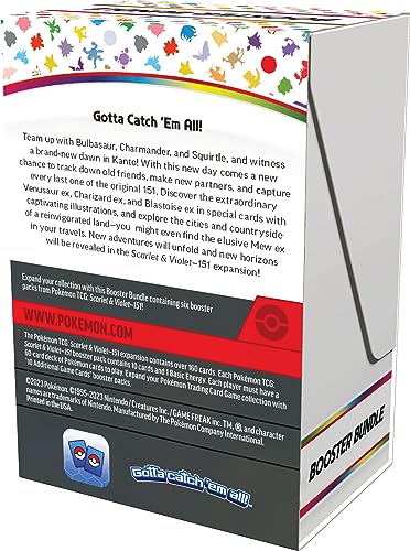 151 Pokemon Scarlet & Violet Booster Bundle