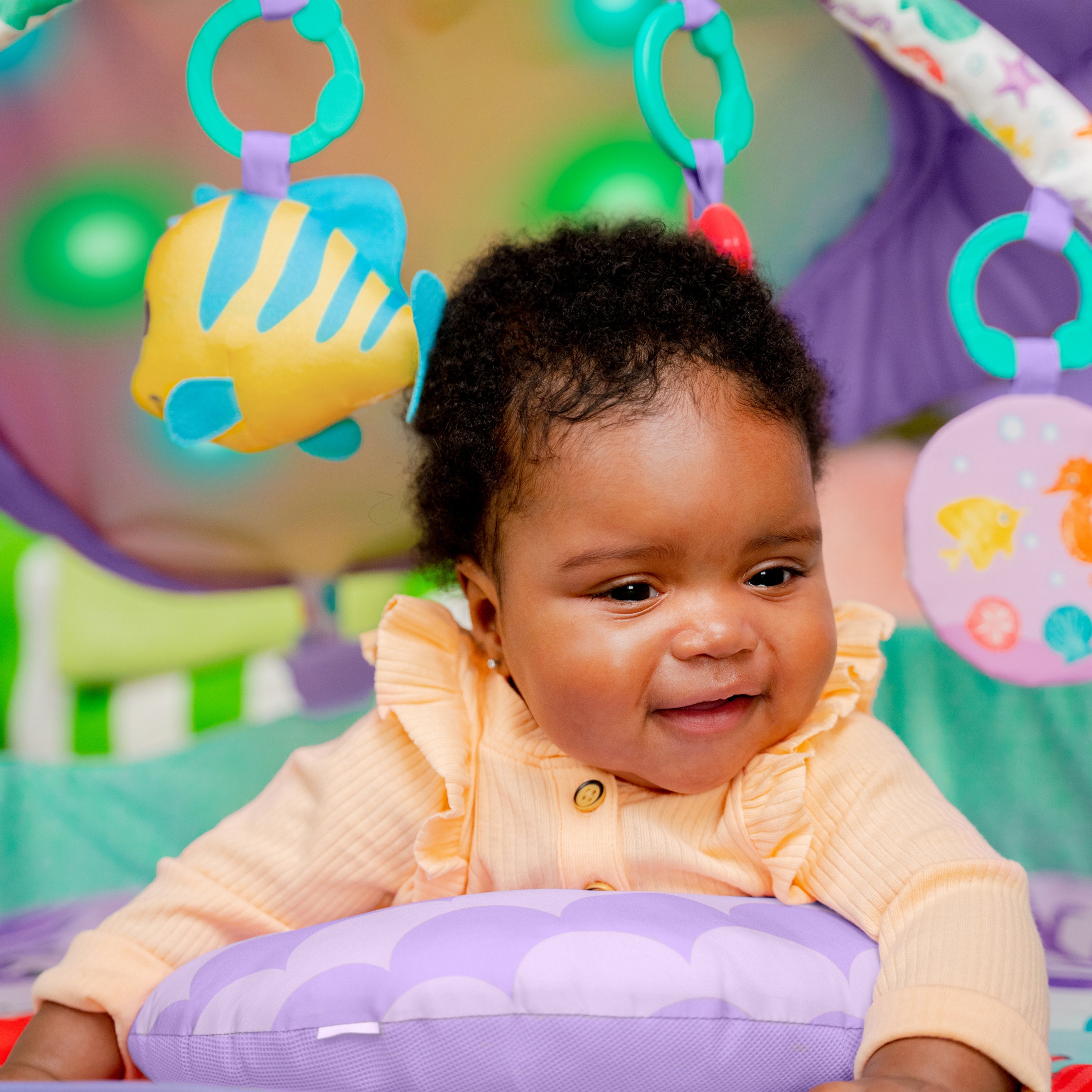 Bright Starts The Little Mermaid Twinkle Trove Light-Up Musical Baby Activity Gym