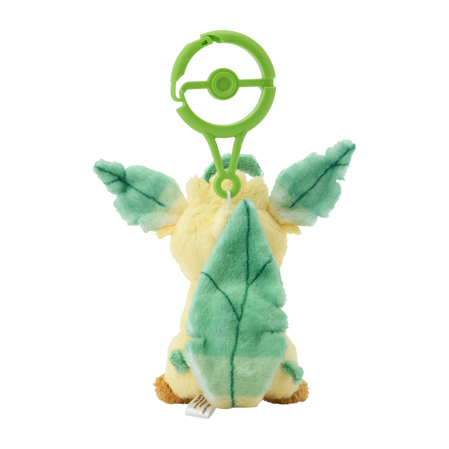 Pokemon Center Leafeon Plush Keychain with Carabiner - Original Japan Mascot