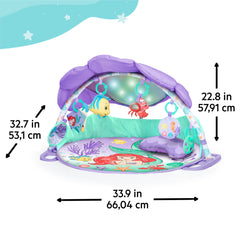 Bright Starts The Little Mermaid Twinkle Trove Light-Up Musical Baby Activity Gym