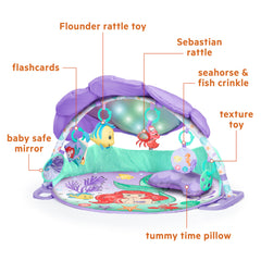 Bright Starts The Little Mermaid Twinkle Trove Light-Up Musical Baby Activity Gym