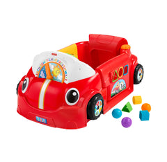 Fisher-Price Laugh & Learn Crawl Around Car, Red Activity Center Learning Toy For Baby & Toddler