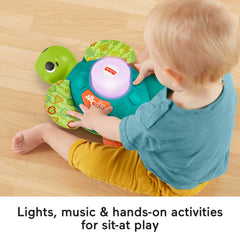 Fisher-Price Linkimals Sit-To-Crawl Sea Turtle Musical Baby Toy