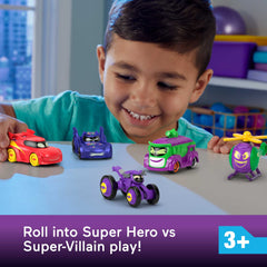 Fisher-Price DC Batwheels 1:55 Scale Vehicle Multipack, Batcast Metal Diecast Cars, 5 Pieces
