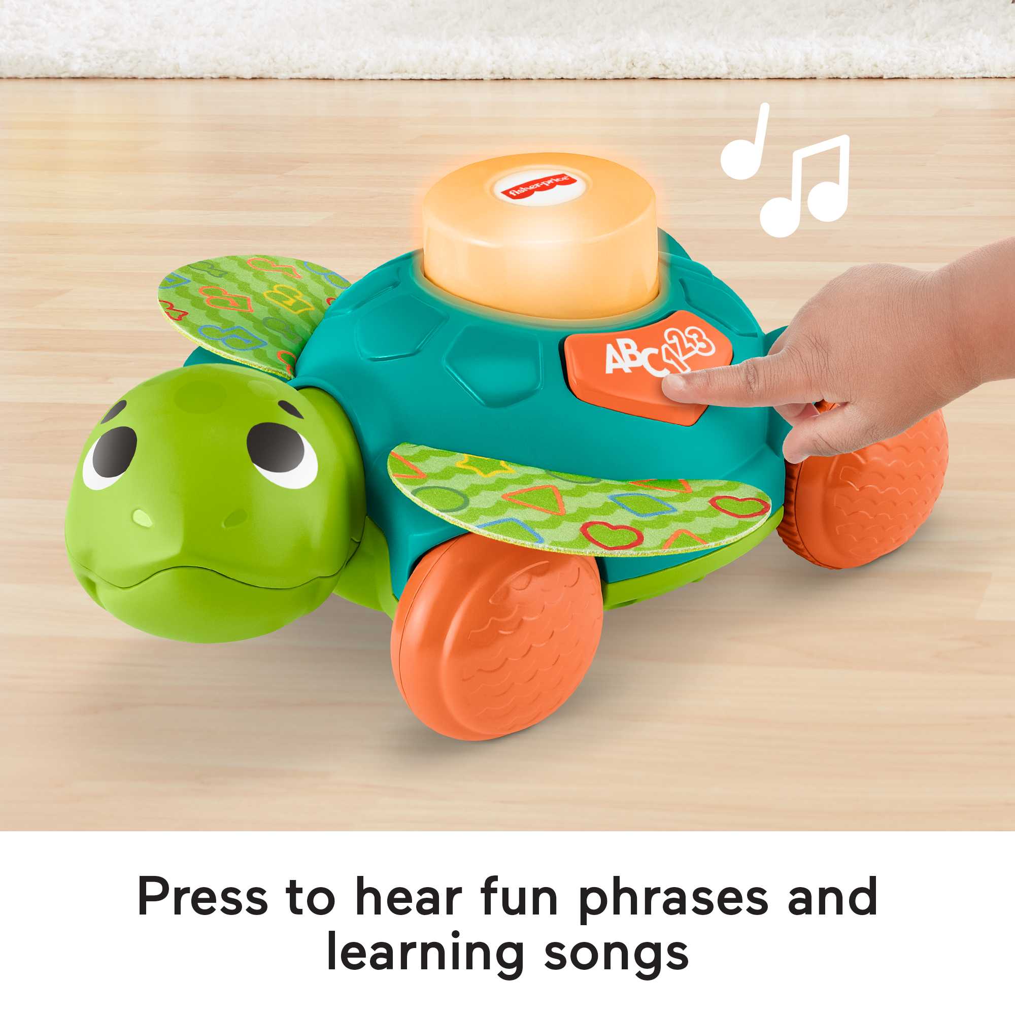 Fisher-Price Linkimals Sit-To-Crawl Sea Turtle Musical Baby Toy
