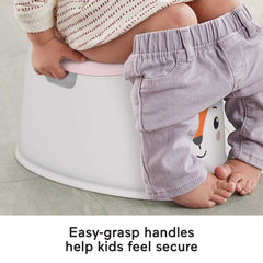 Fisher-Price Friendly Fox Potty Toddler Toilet Training Chair With Removable Bowl, 2 Pieces