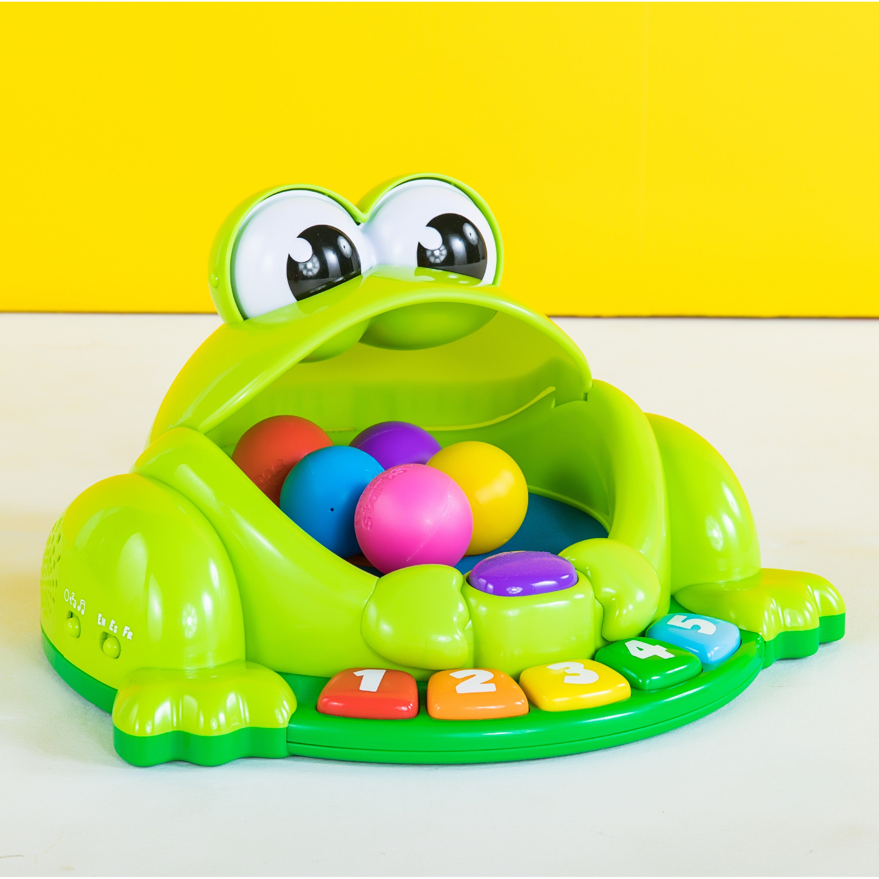 Bright Starts Pop & Giggle Pond Frog Ball Popper Baby Toy